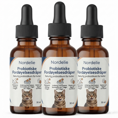 Nordelie™ Pels & Hud Komfortdråper for Katt