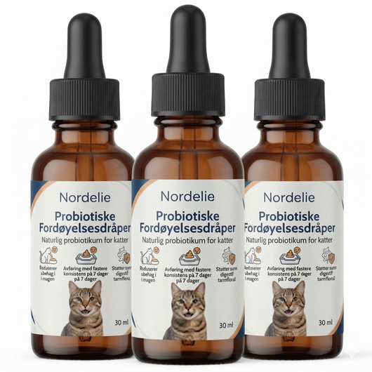 Nordelie™ Pels & Hud Komfortdråper for Katt