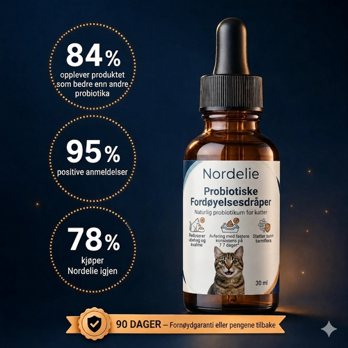 Nordelie™ Pels & Hud Komfortdråper for Katt