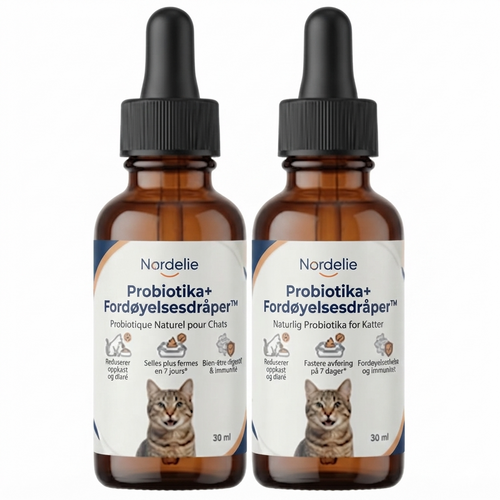 Nordelie™ Pels & Hud Komfortdråper for Katt